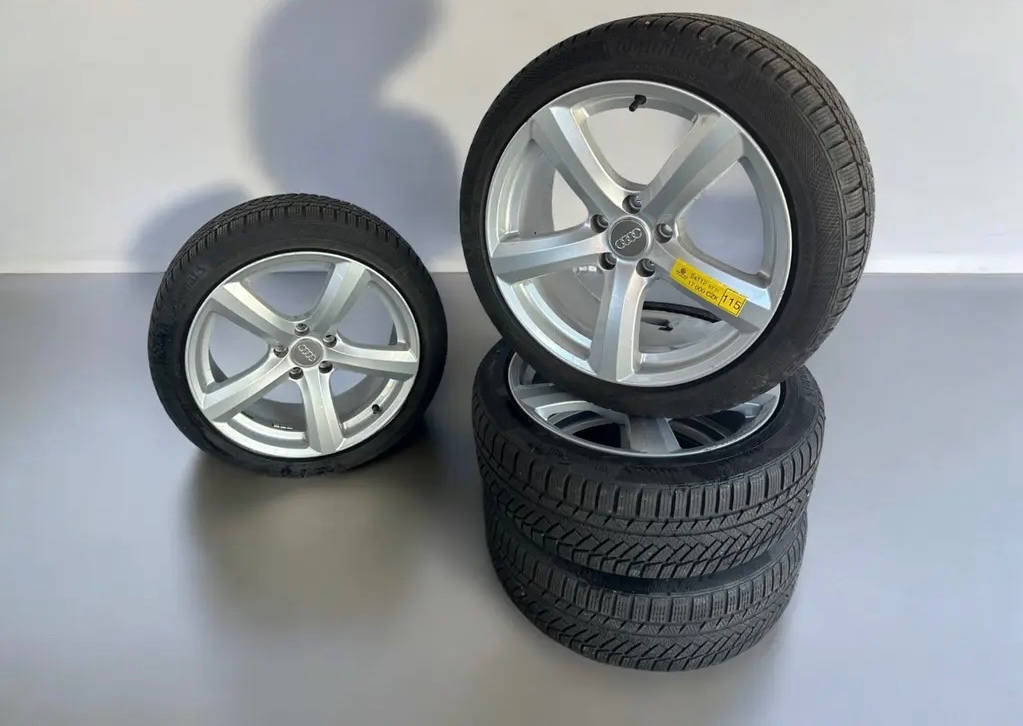 Alu kola Audi 5x112 + zimní 225/45r18