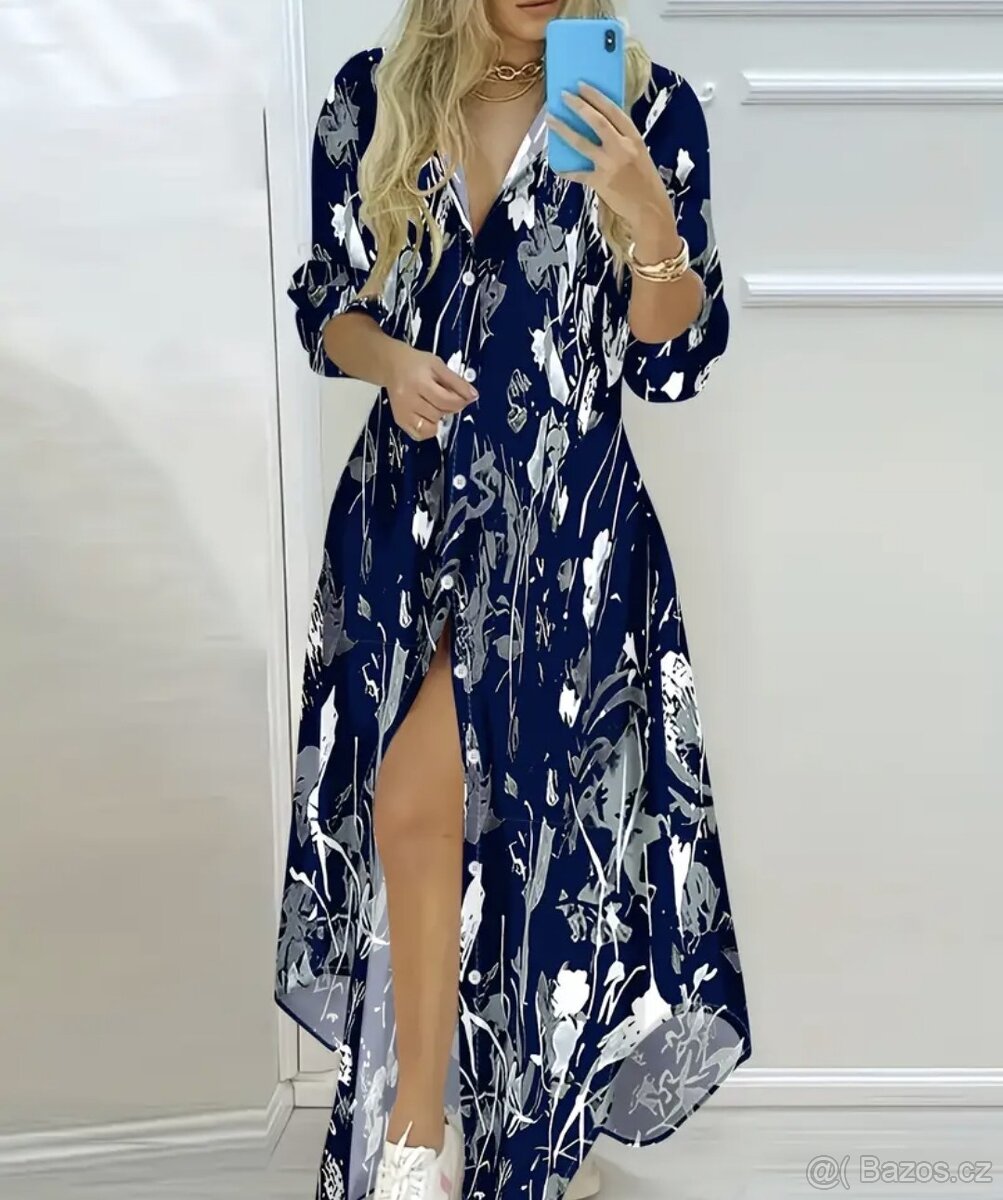 Dámské dlouhé šaty vel. M