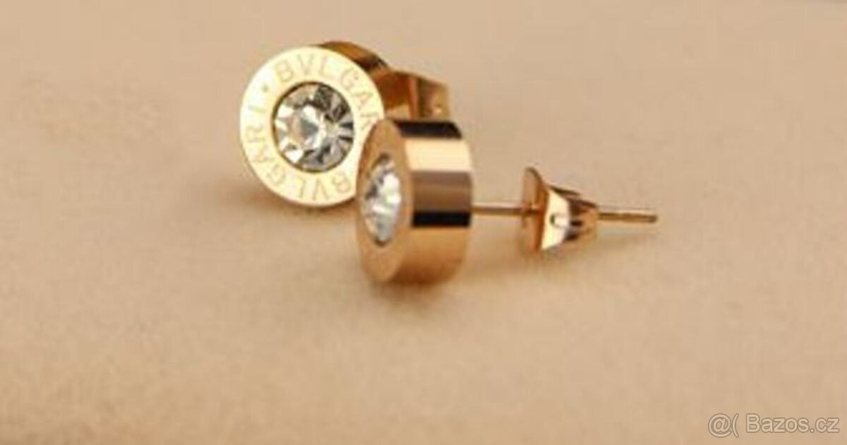 Náušnice Bvlgari se zirkonem
