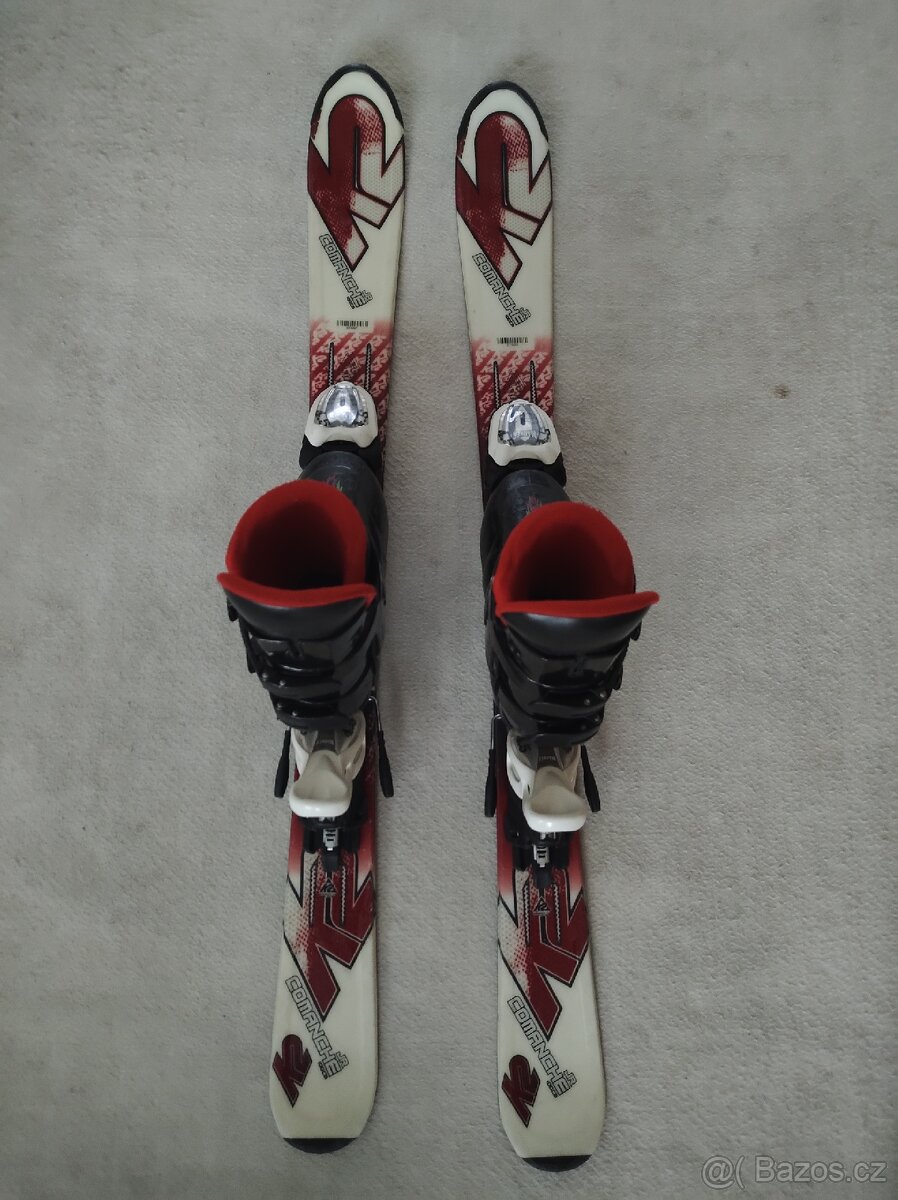 Dětské lyže K2 velikost 110 a lyžáky