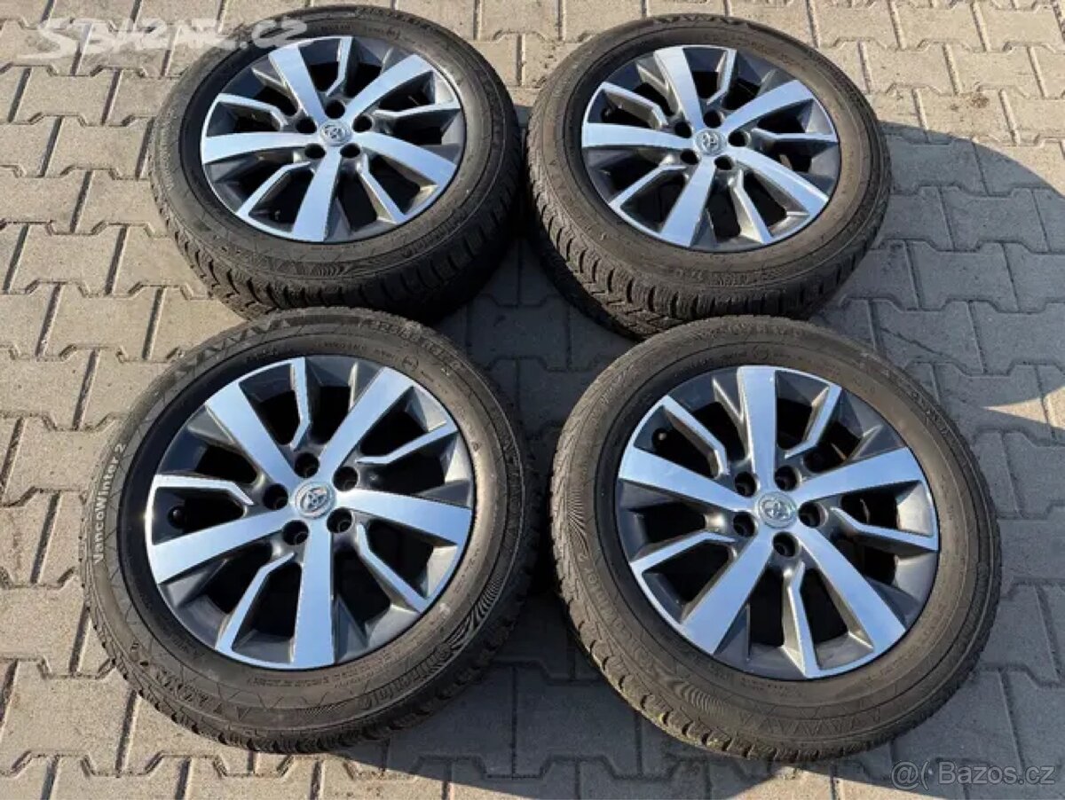 Zimní sada alu kola originální Toyota ProAce R17