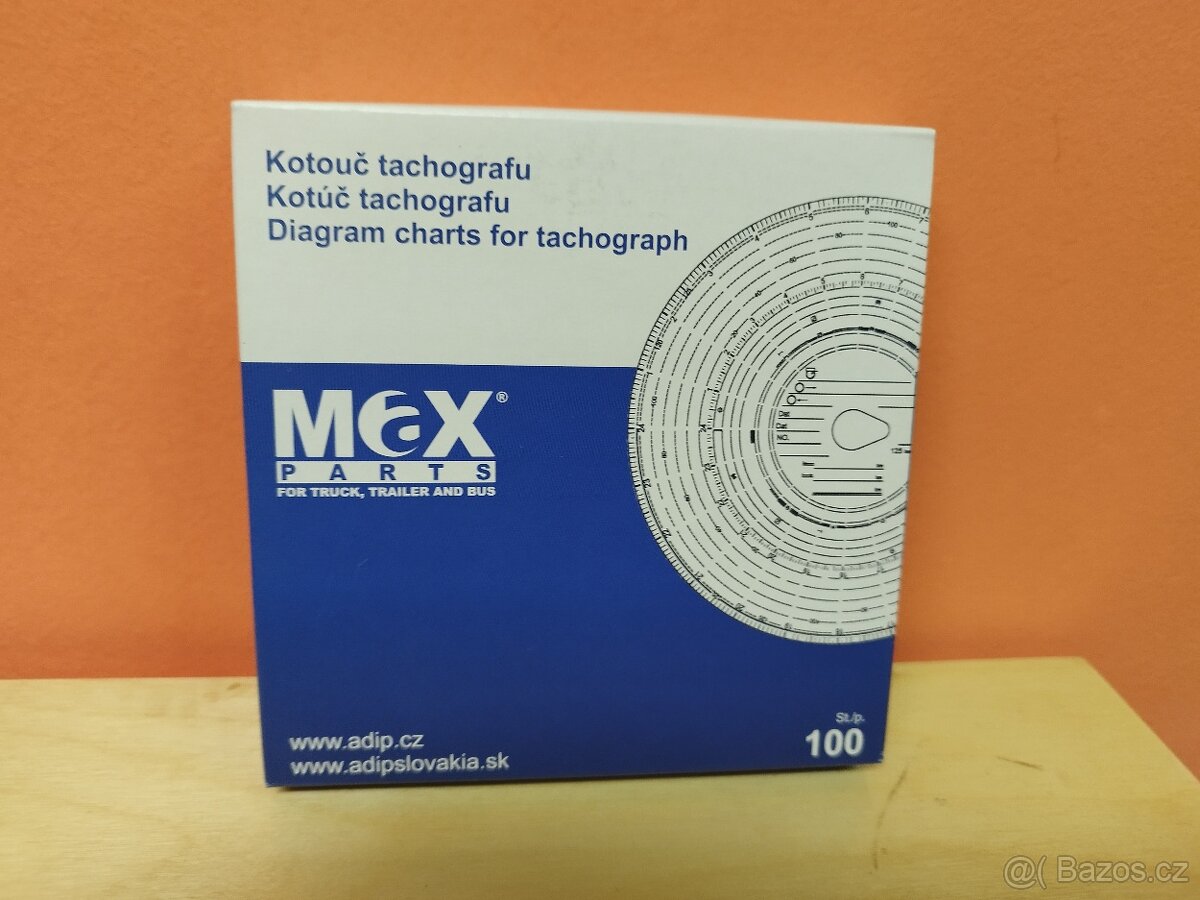 kotoučky do tachografu 180 km/h