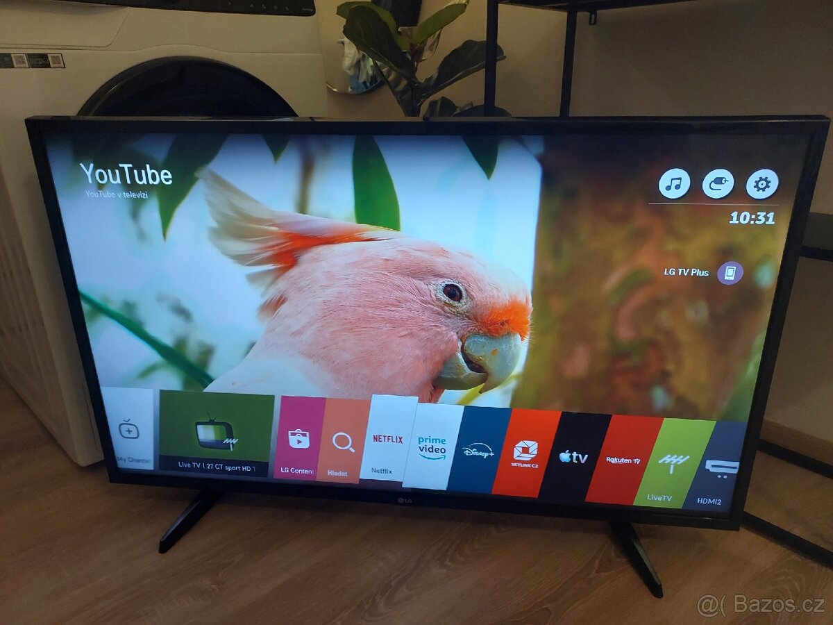 4K LG smart TV 43"(108cm)