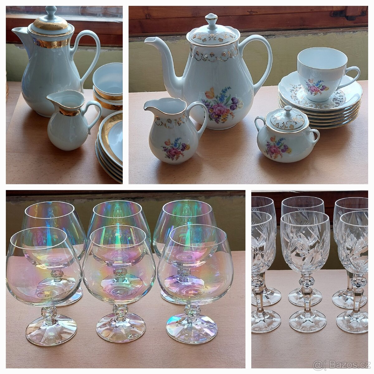 Starožitný porcelán, sklo