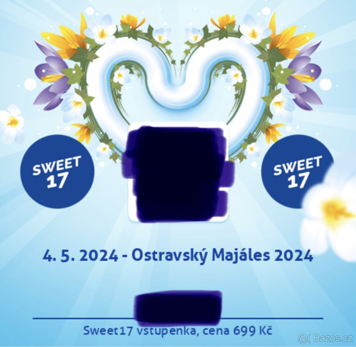 Sweet17 vstupenka na Ostravský Majáles