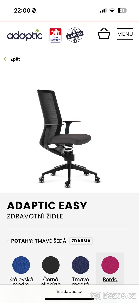 Adaptic Easy kancelarska zidle
