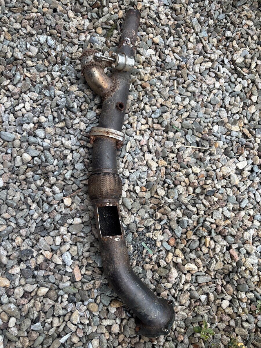 Downpipe 1.8t, výfuková klapka