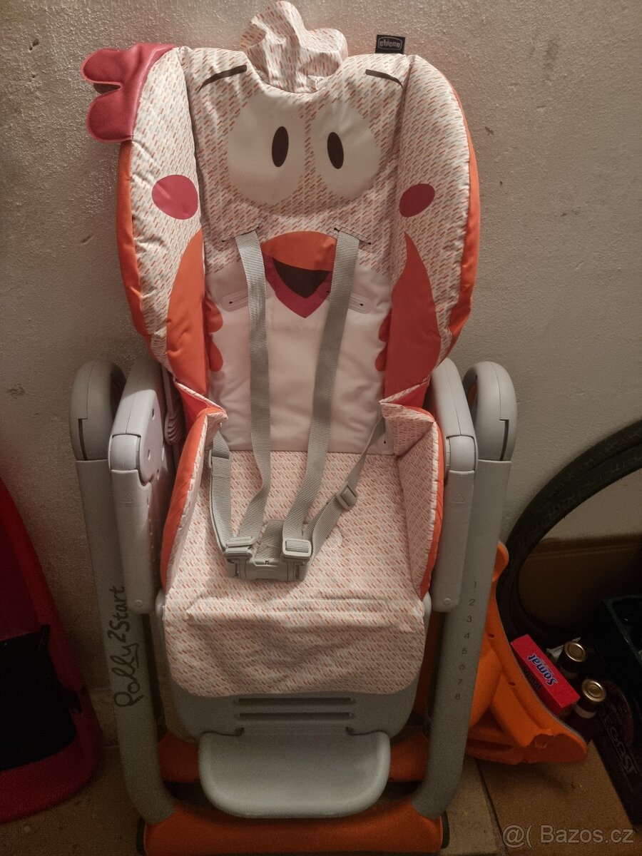 CHICCO Jídelní židlička polly2start