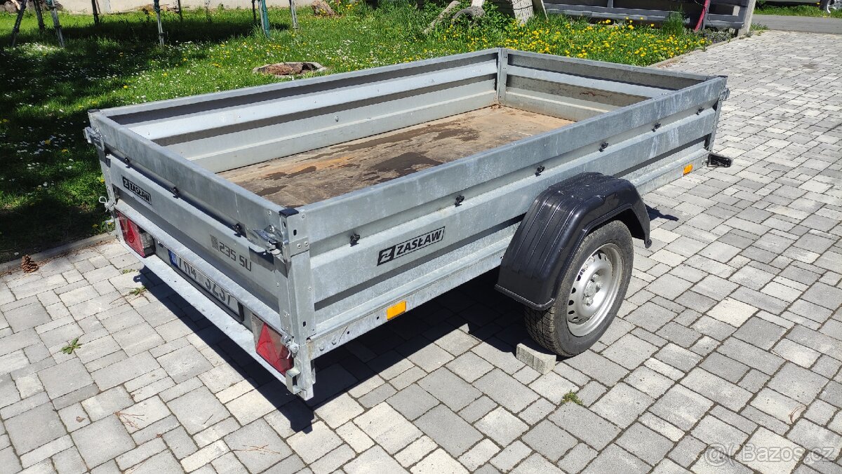 Přívěs Zaslaw 235SU 235x132x35 750kg sklopný