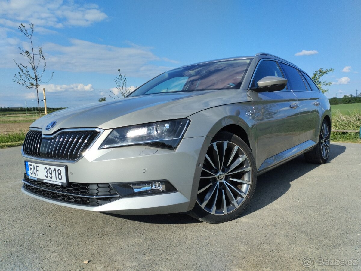 Prodám Škoda Superb 3 L&K 2016 140kw 4x4, ACC, DCC PANORAMA