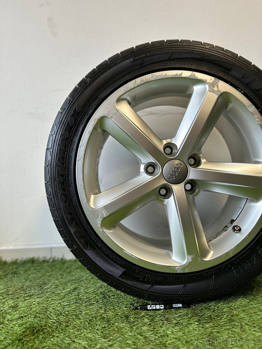 Alu kola 5x112 r17 s pneu ( kos)