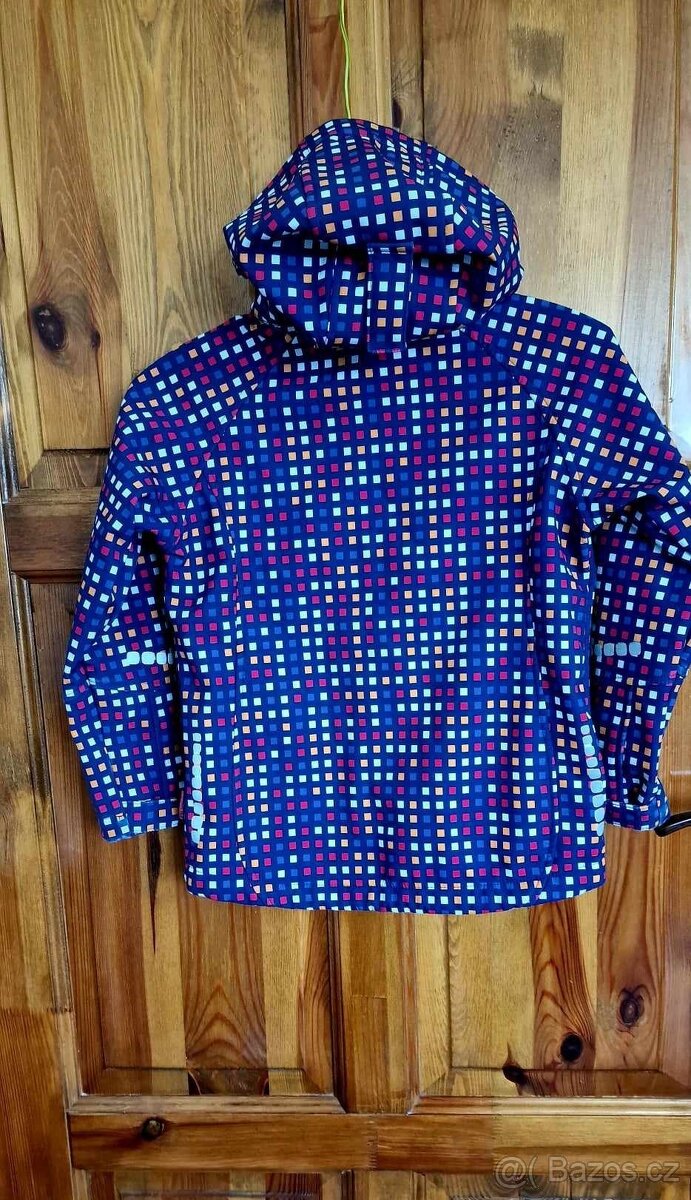 SOFTSHELL BUNDA A KRÁSNÁ BERUŠKOVÁ VESTA,vel.116,V PERFEKTNÍ