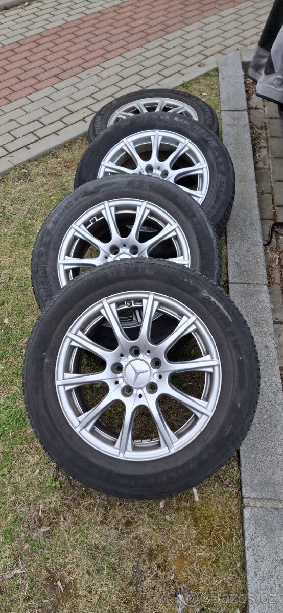 Alu pneu 6,5jx16h ET38, Michelin 205/60/16