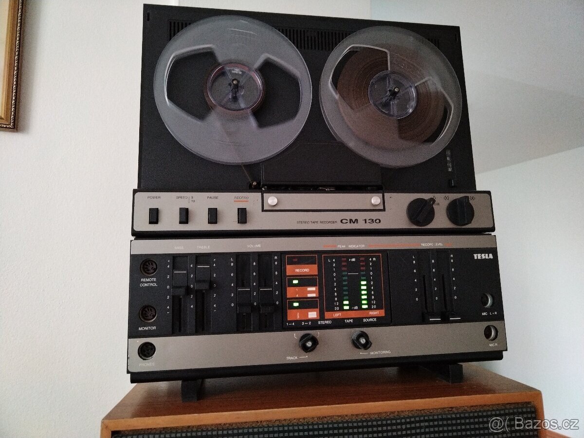 Kotoučový magnetofon Tesla CM 130 stereo