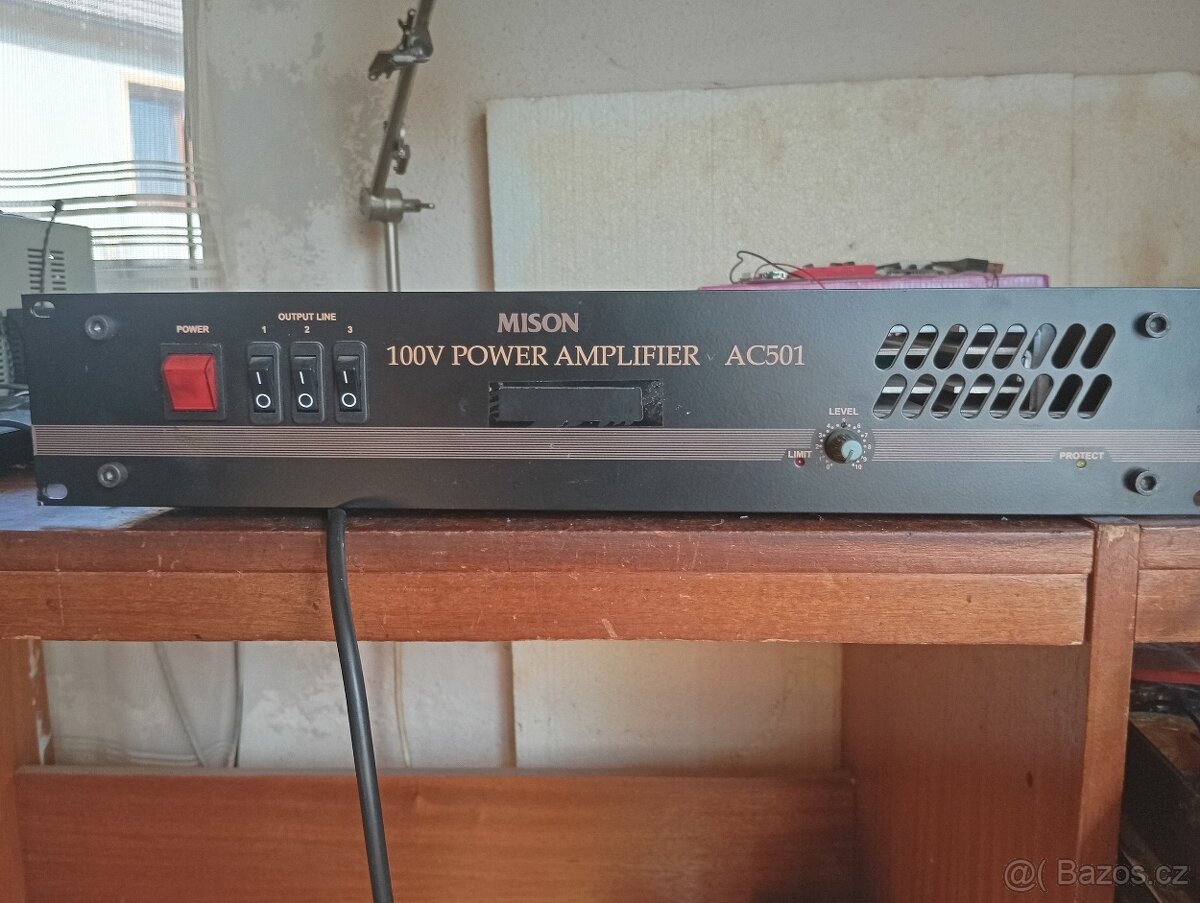 Prodám zesilovač 100V Mison AC-501