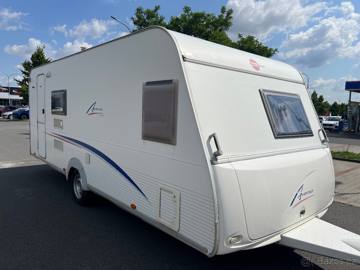 Karavan Bürstner Averso TK 550-Mover, palandy, předstan