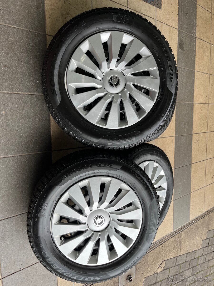 Zimní sada kol ŠKODA SUPERB 3 215/60 R16 (4ks)