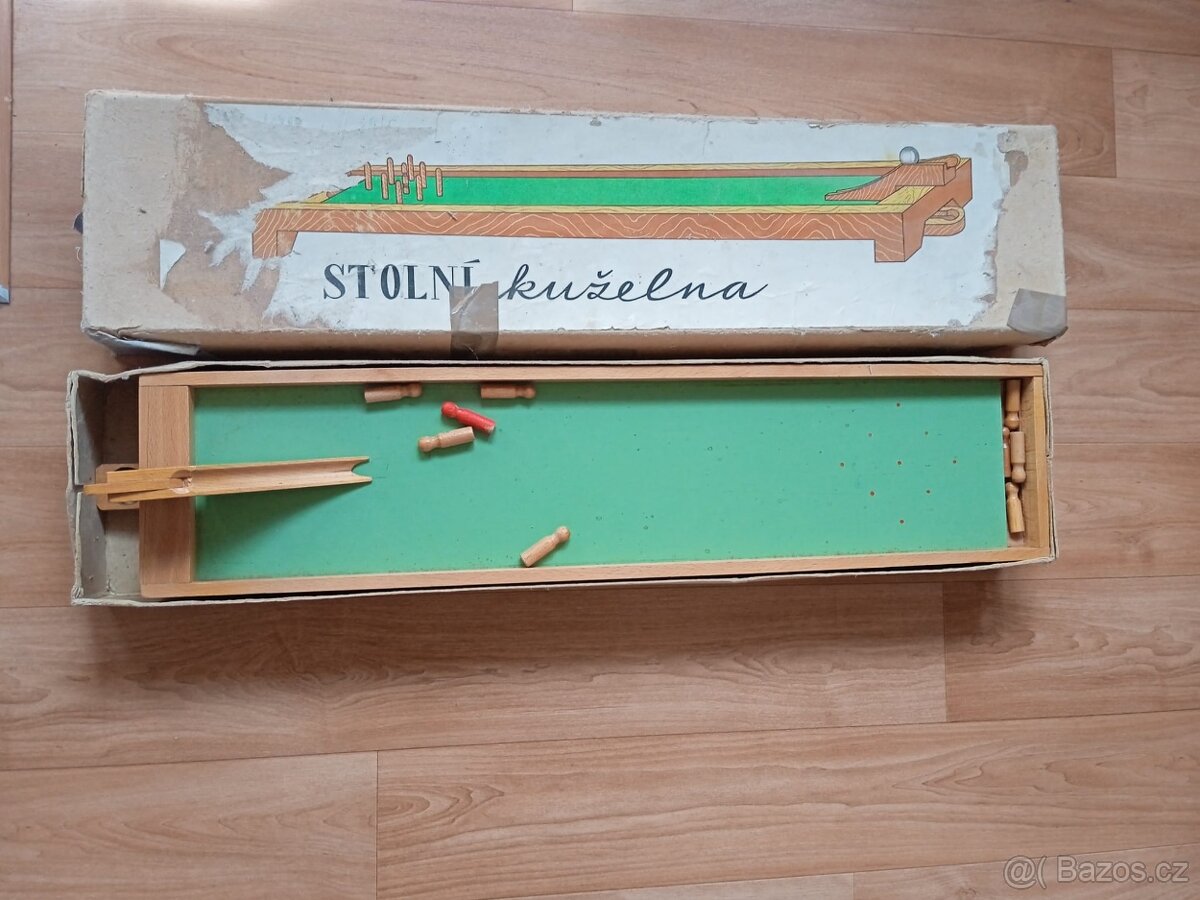 Retro dětské kuželky