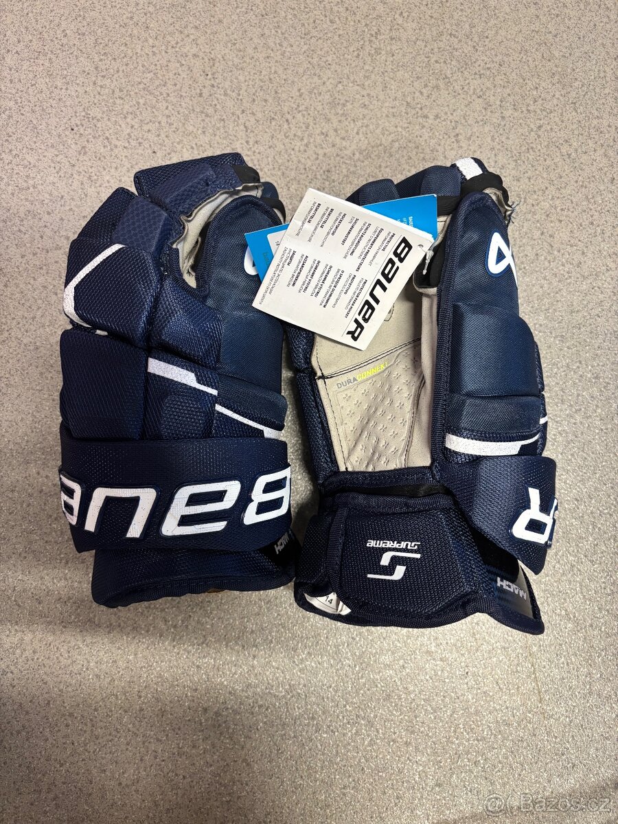 Hokejové profi rukavice Bauer Supreme Mach