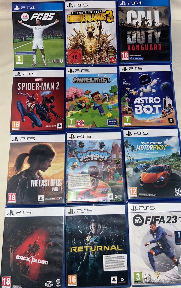 Hry na ps5 a ps4 , playstation 5