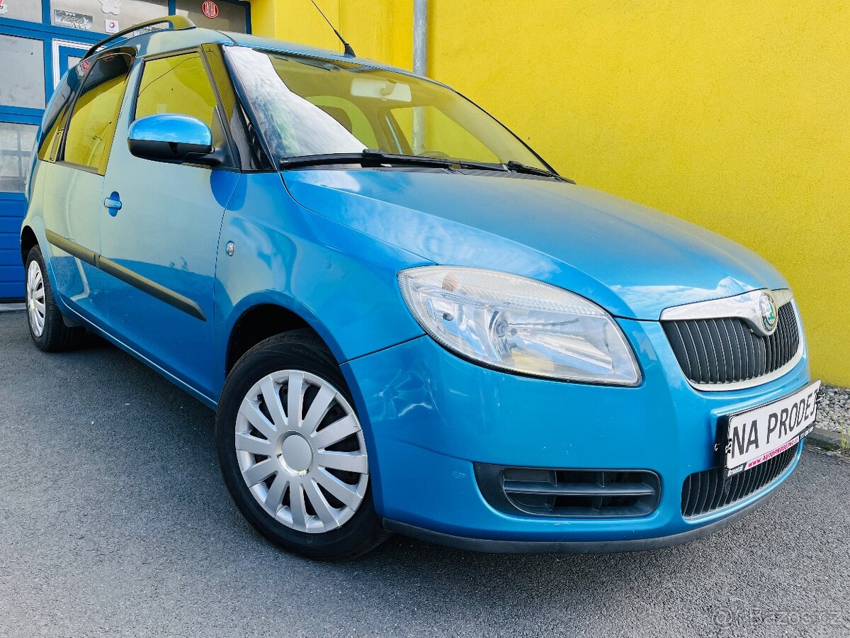 ŠKODA ROOMSTER 1.4 16V  63 kW DIGI KLIMA, VYHŘEV SEDADEL