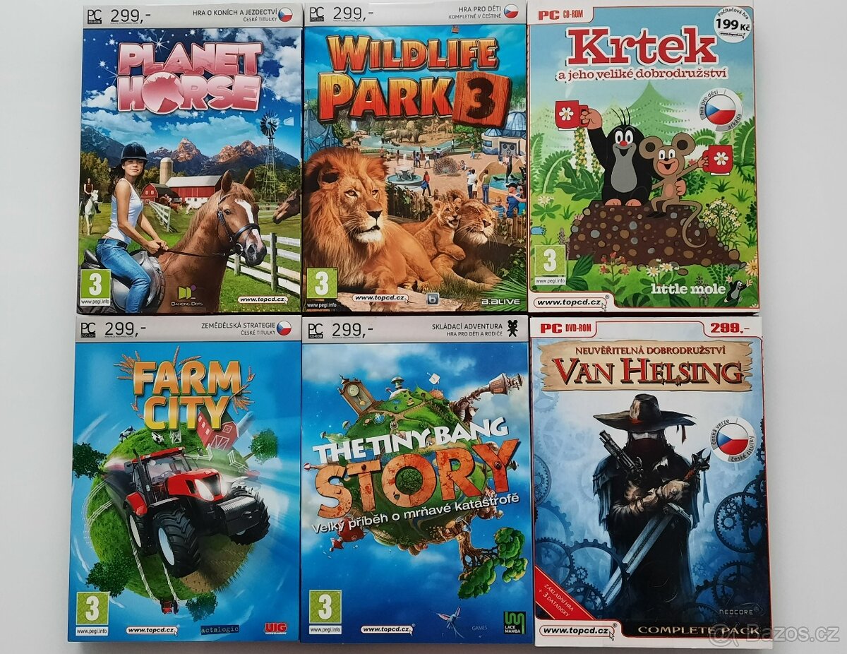 PC hry CZ pro děti i dospěle