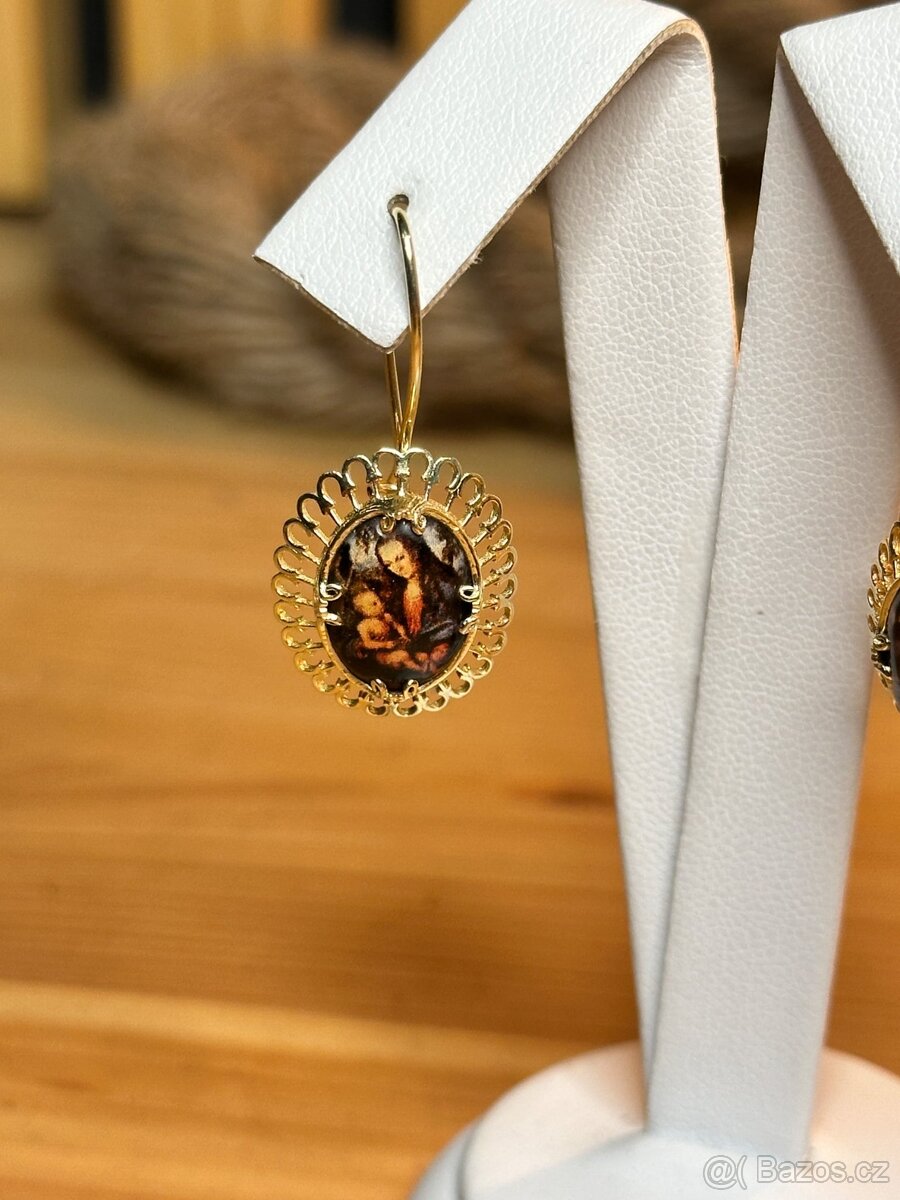 Zlaté náušnice 3,74g