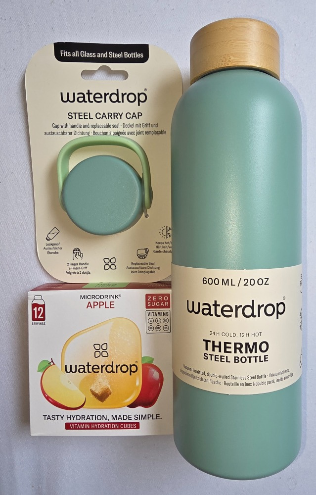 waterdrop - Termo Nerezová Lahev + APPLE kapsle a víčko