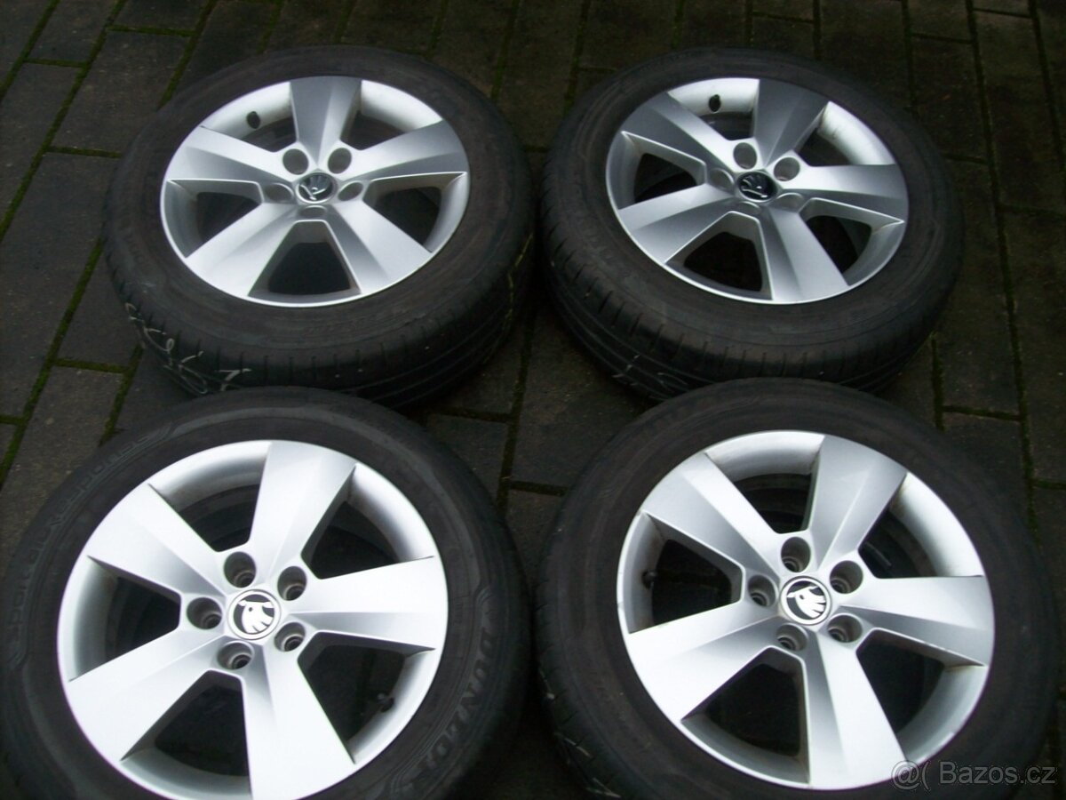 alu kola original Rapid, Fabia III,15" Dunlop