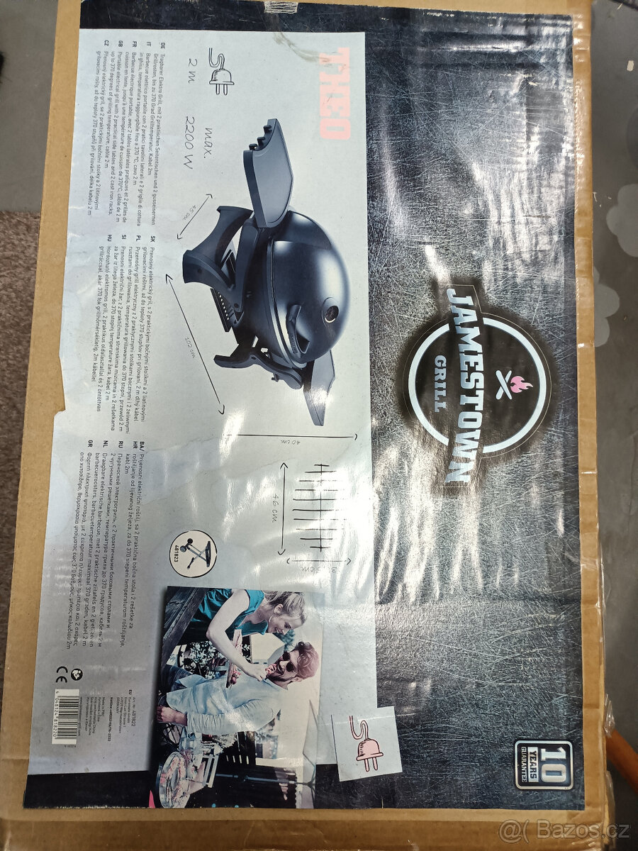 Zahradní gril JAMESTOWN THEO