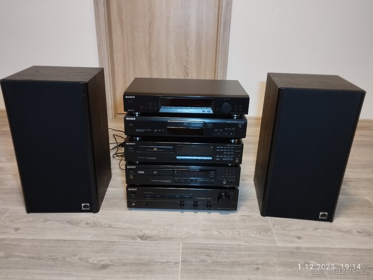 Hi-Fi komponenty SONY + repro ARCUS