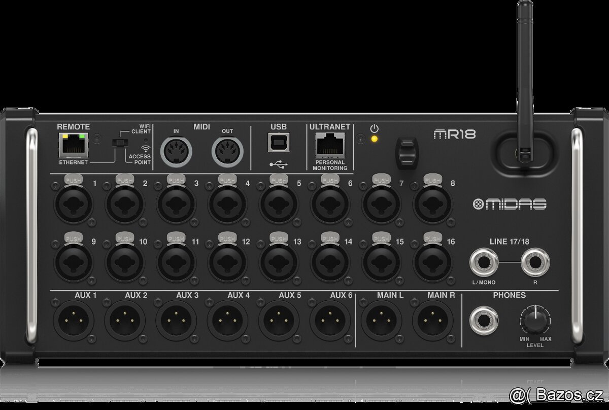 Midas MR18 – digitální stagebox / mixpult