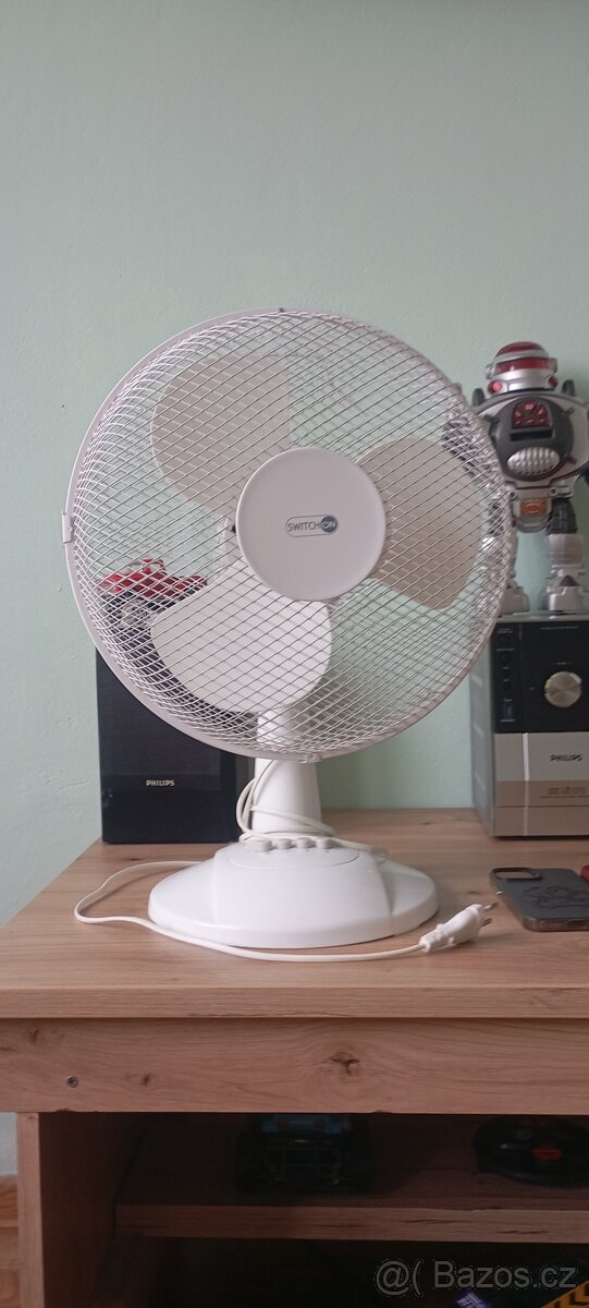 Stolní ventilátor Switch On – plně funkční