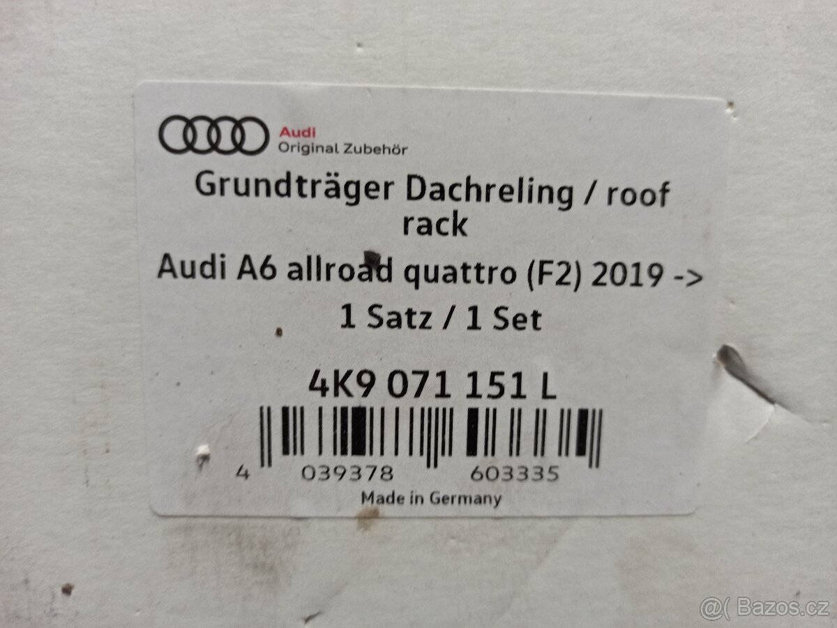 Střešní nosiče Audi A6 Allroad Quattro (F2) 2019