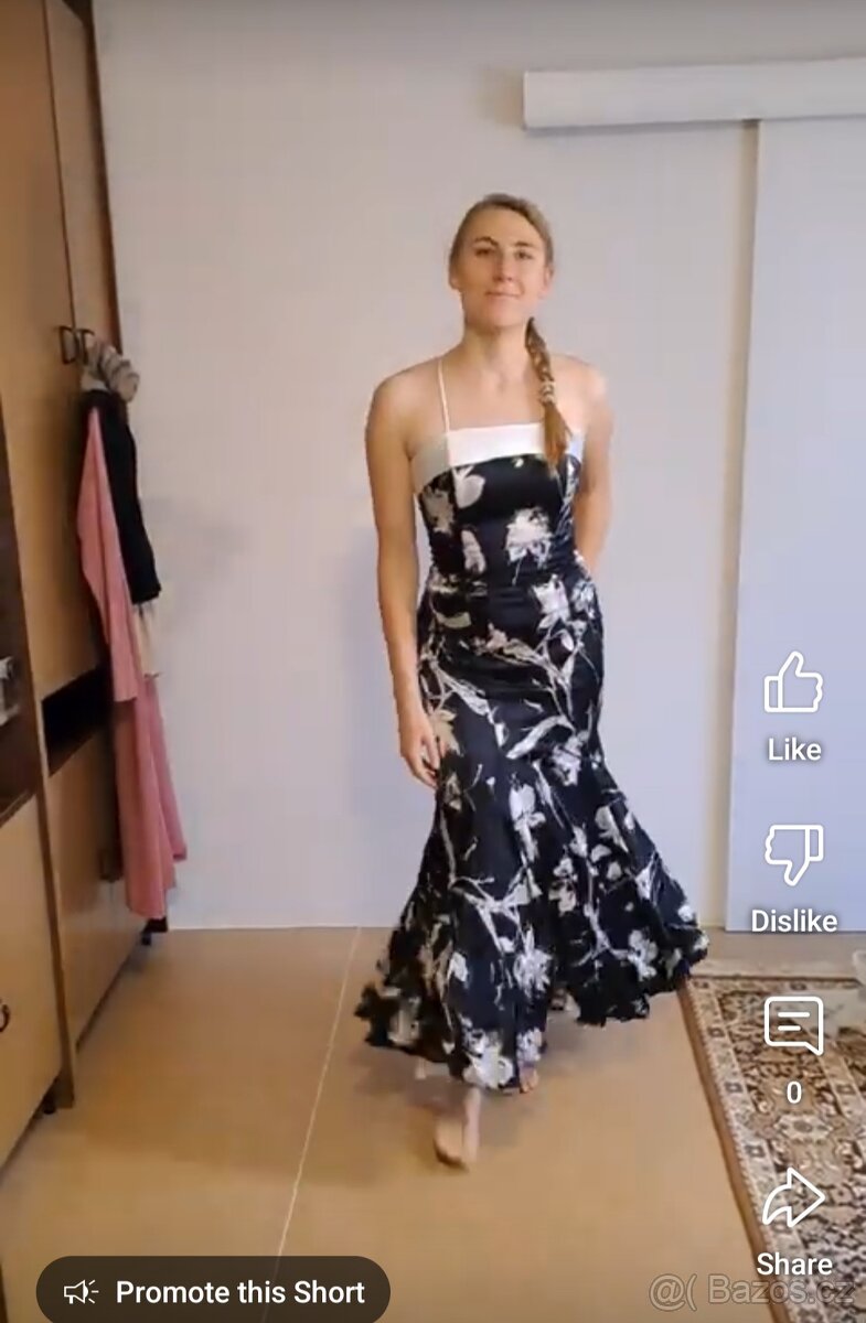Plesové šaty M, L