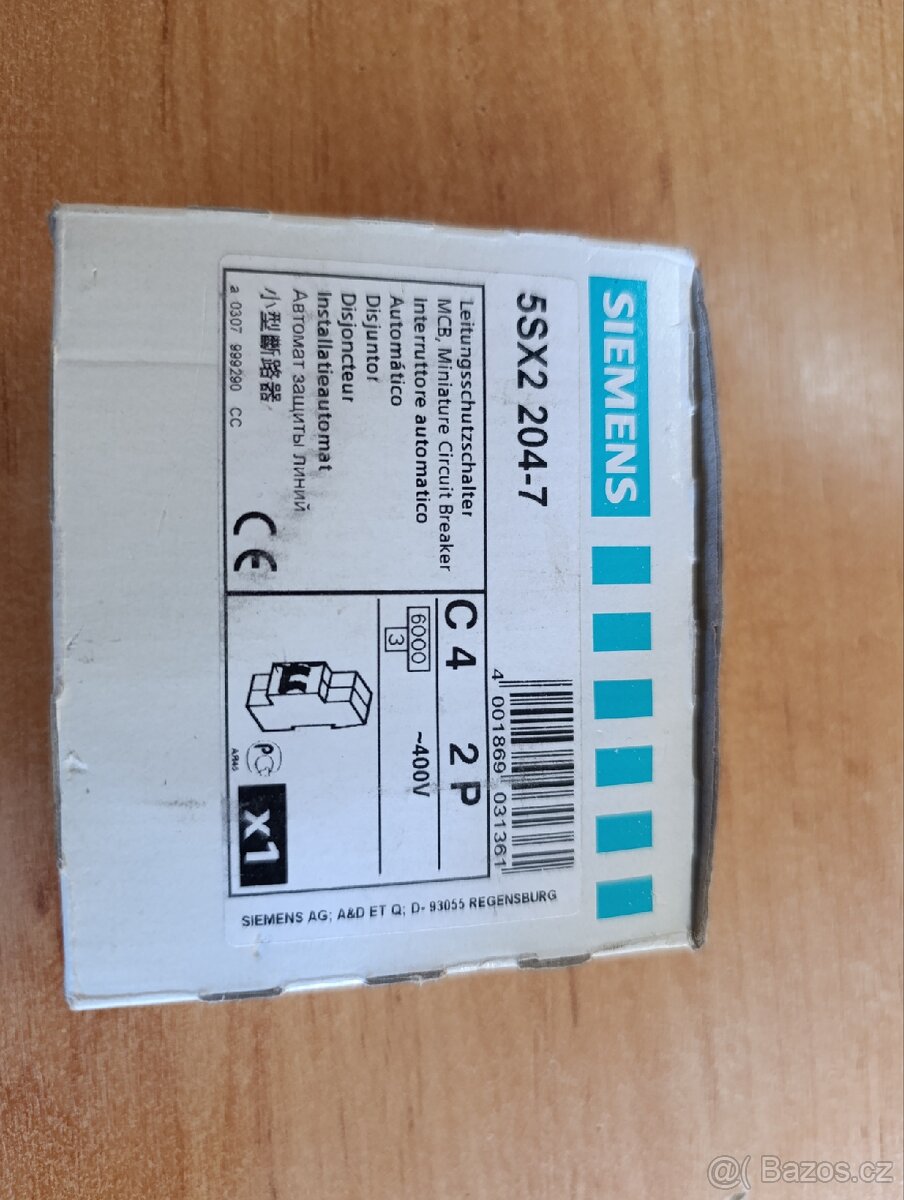 Jistič Siemens 5SX2 204-7