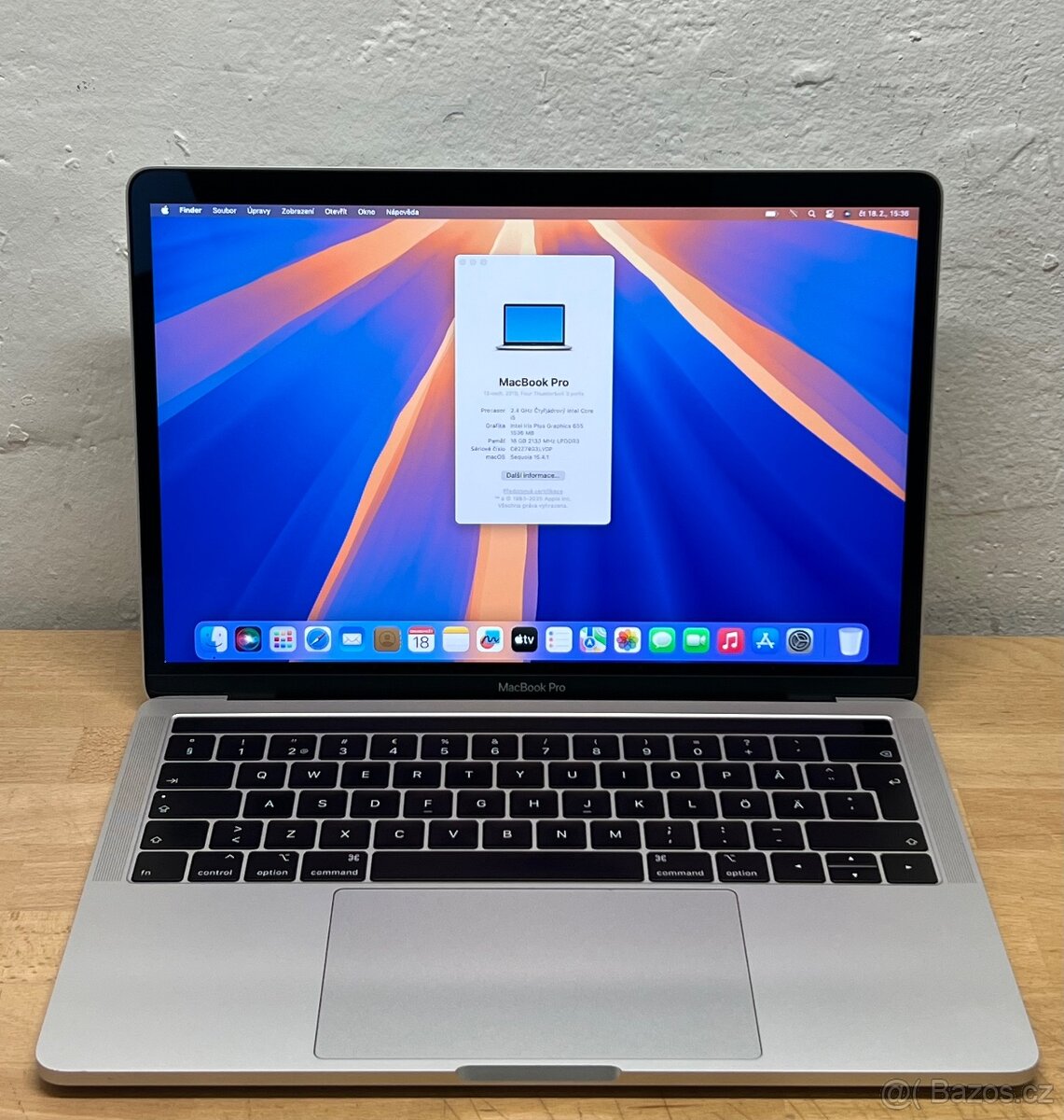 MacBook Pro 2019/16GB RAM/Intel i5/512GB SSD/Záruka