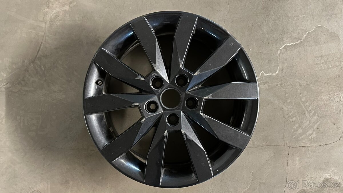 1x ALU disk Škoda CRYSTAL original R17