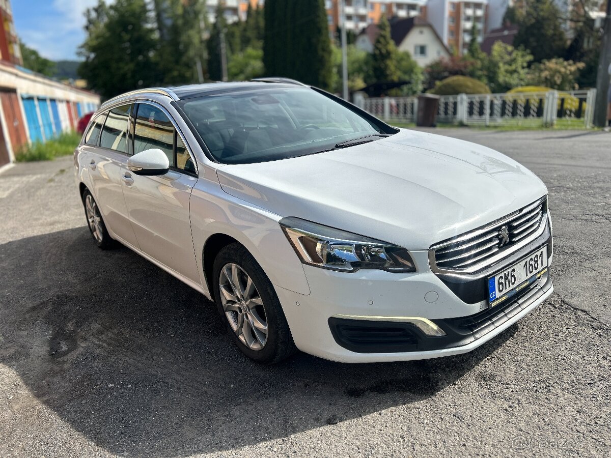 Peugeot 508 SW 2.0 HDi 120 kW, automat, panorama, 2015