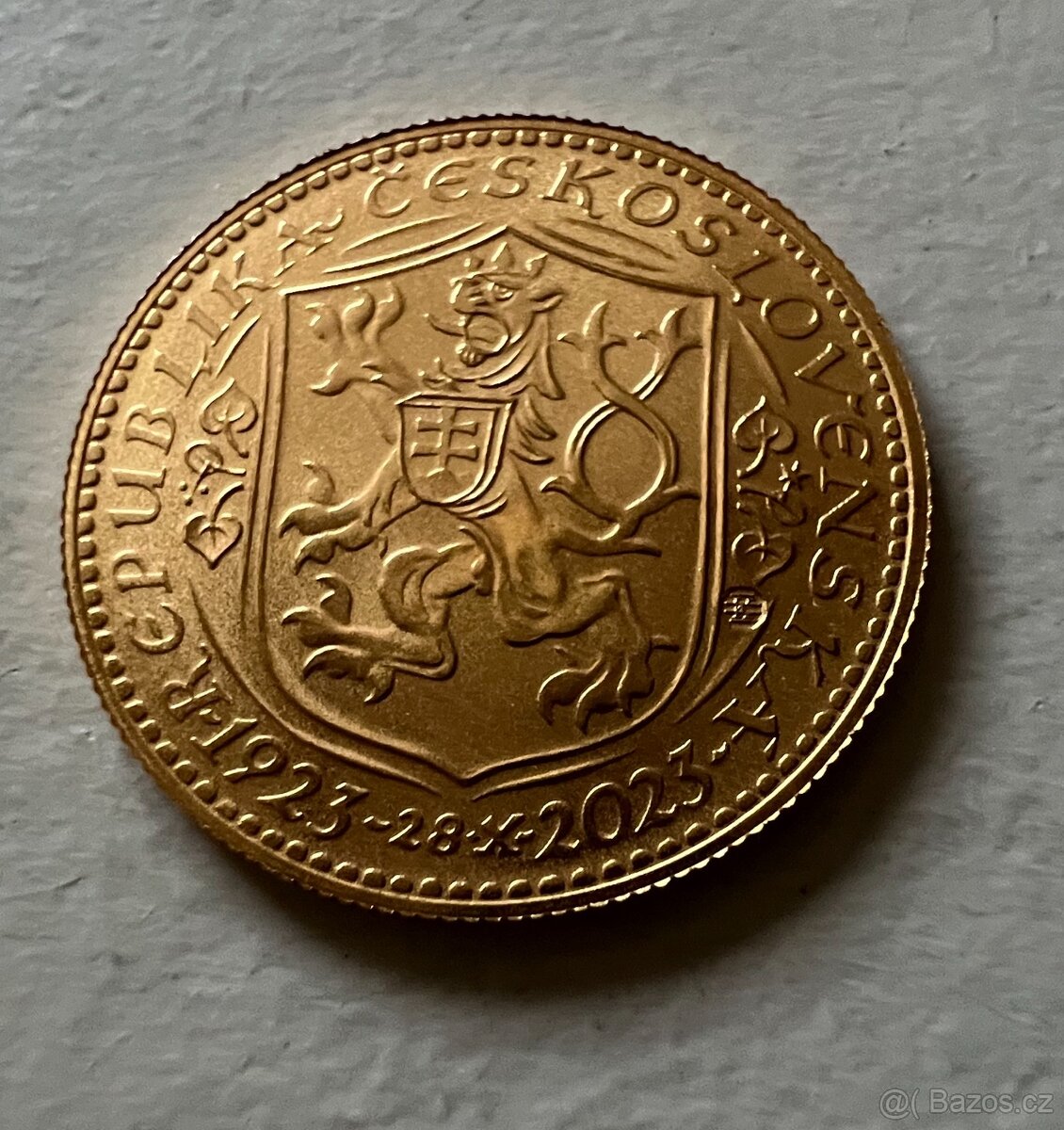 Jubilejní svatováclavský dukát - ČÍSLOVANÝ - 1923 - 2023