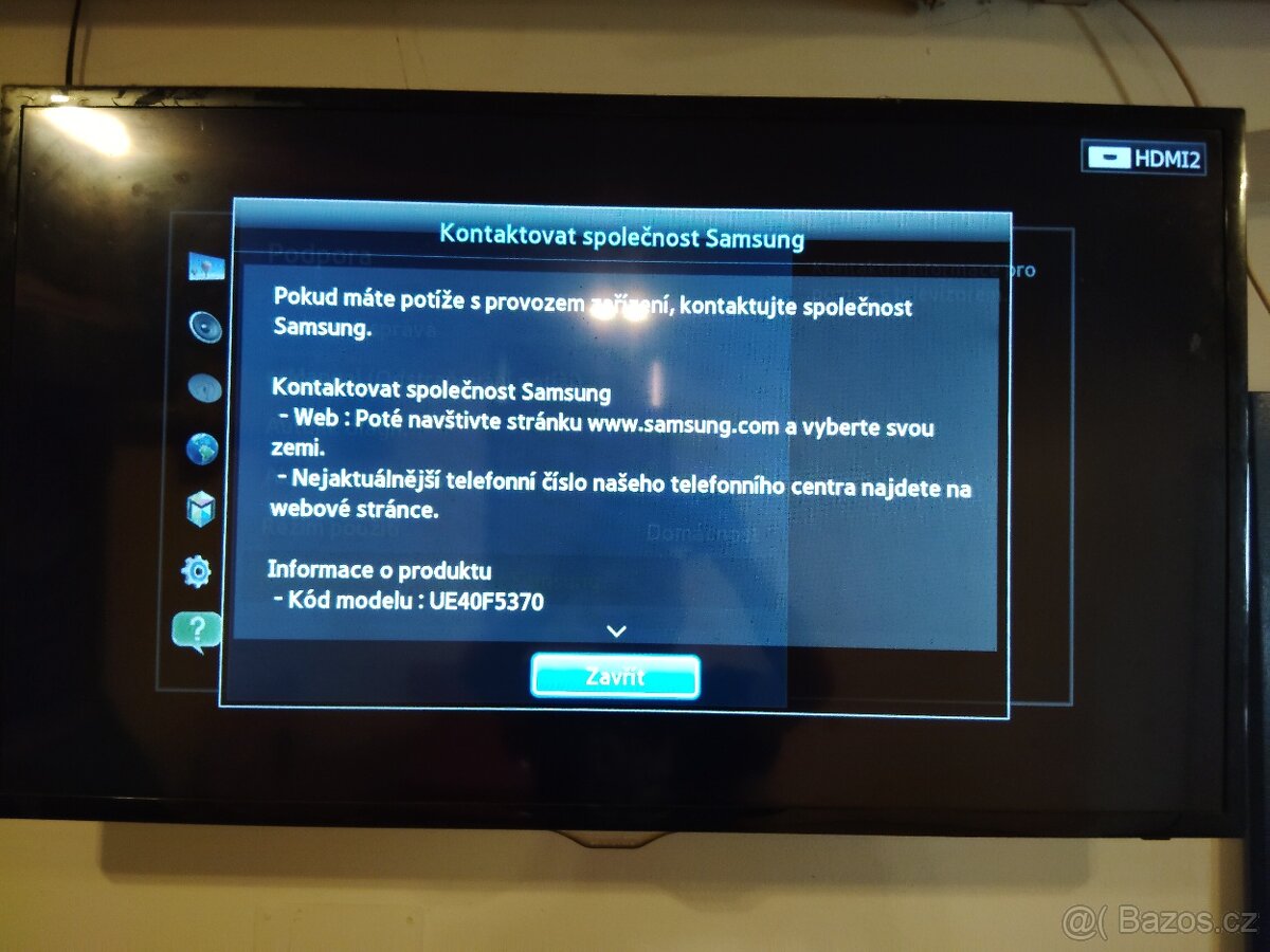 Prodám Tv Samsung UE40F5370