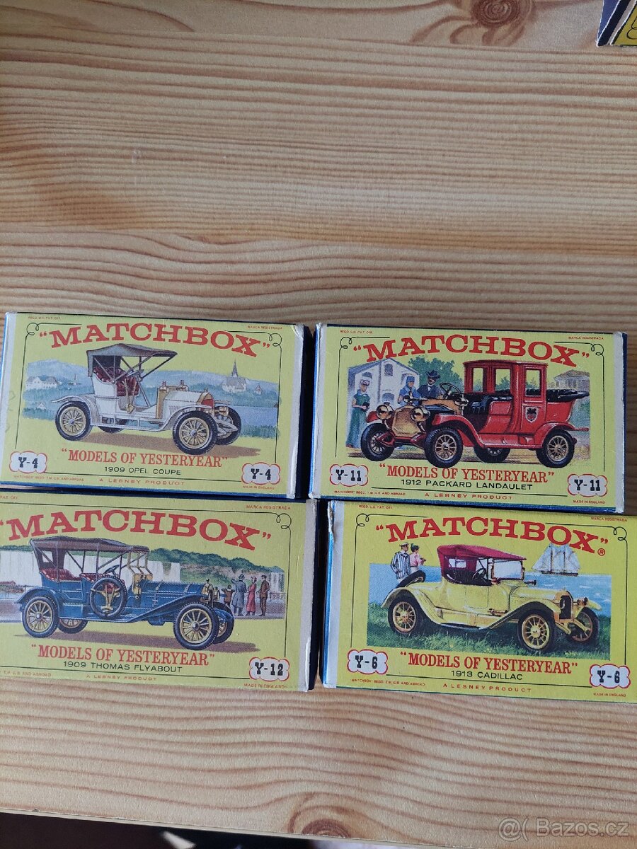 Matchbox yesteryear Opel ,Thomas Flyabout,Landaulet,Cadillac