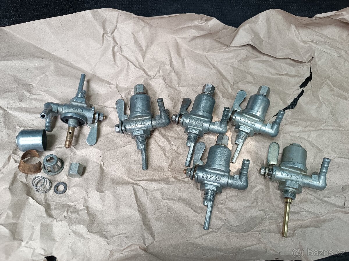 Benzinový ventil KP-15A karburátory PZ28 K68 PEKAR K37 K38