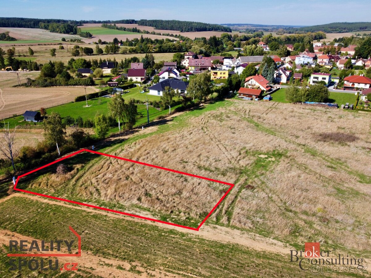 Prodej, pozemky/bydlení, 850 m2, 34561 Osvračín, Domažlice [