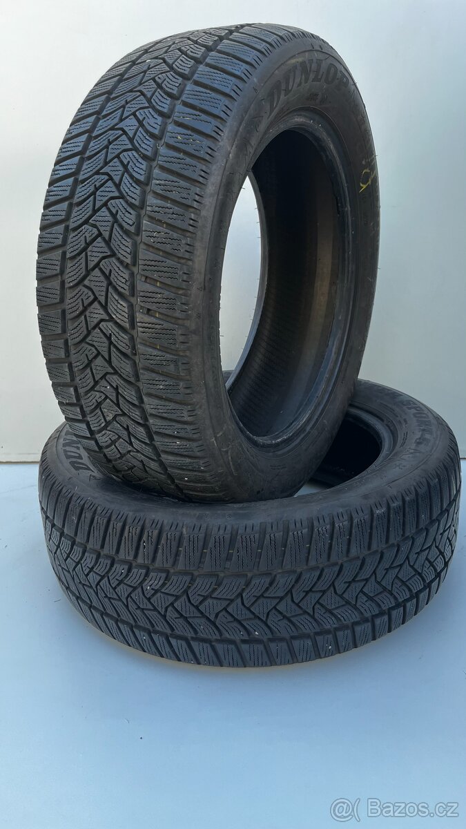 2x zimní pneu - 205/55 R16 91T - DUNLOP - 6mm