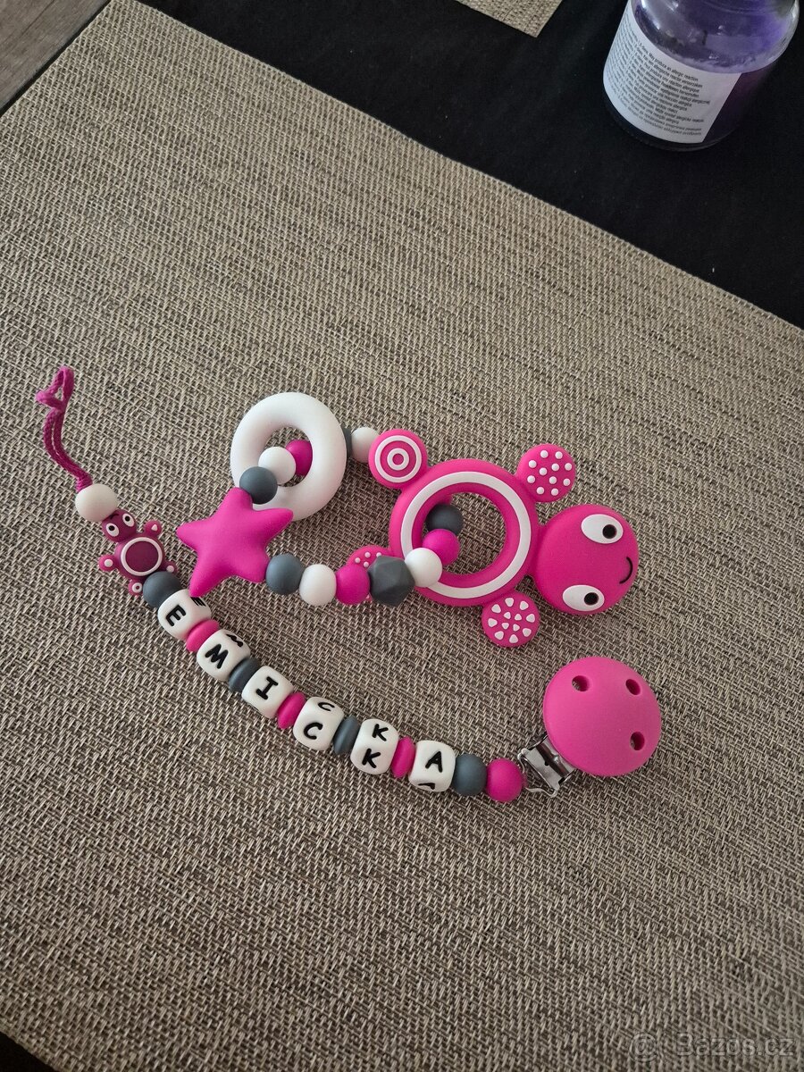 Kousátko a klip na dudlik