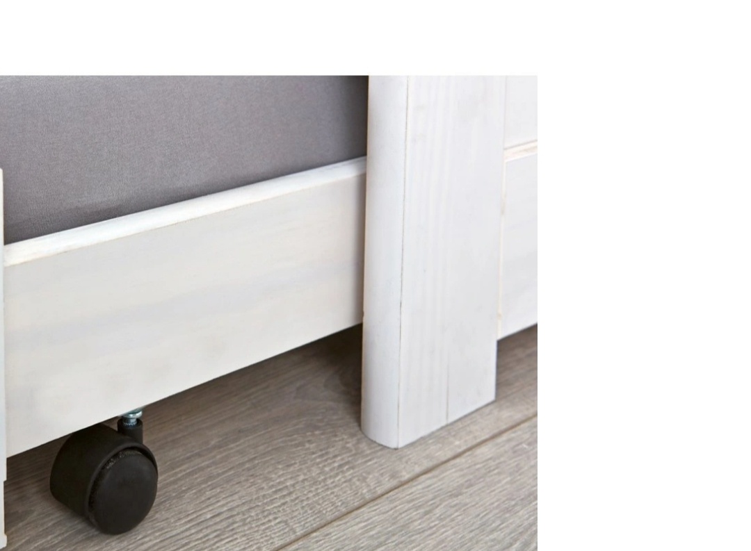 Rozkládací postel Laura bilá