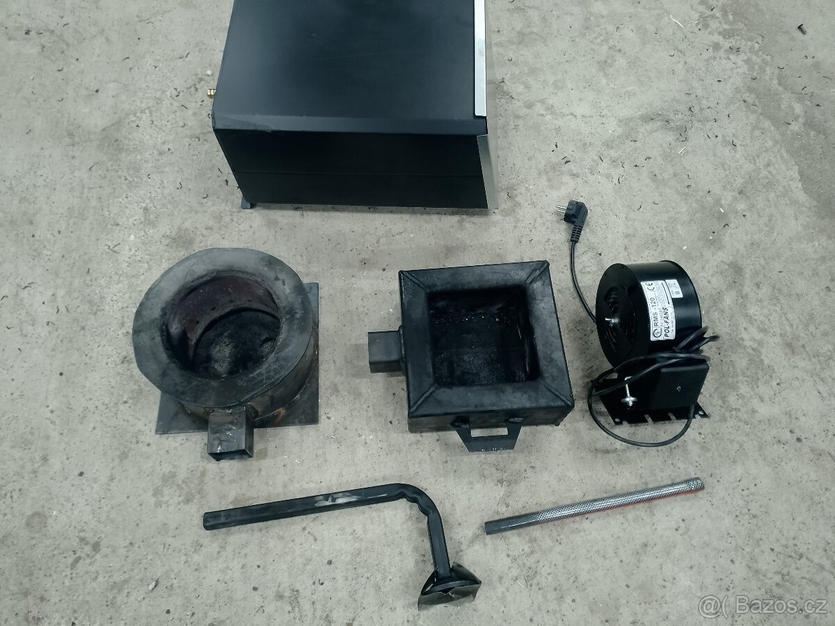 Sestava pro výrobu kotle na vyjetý olej