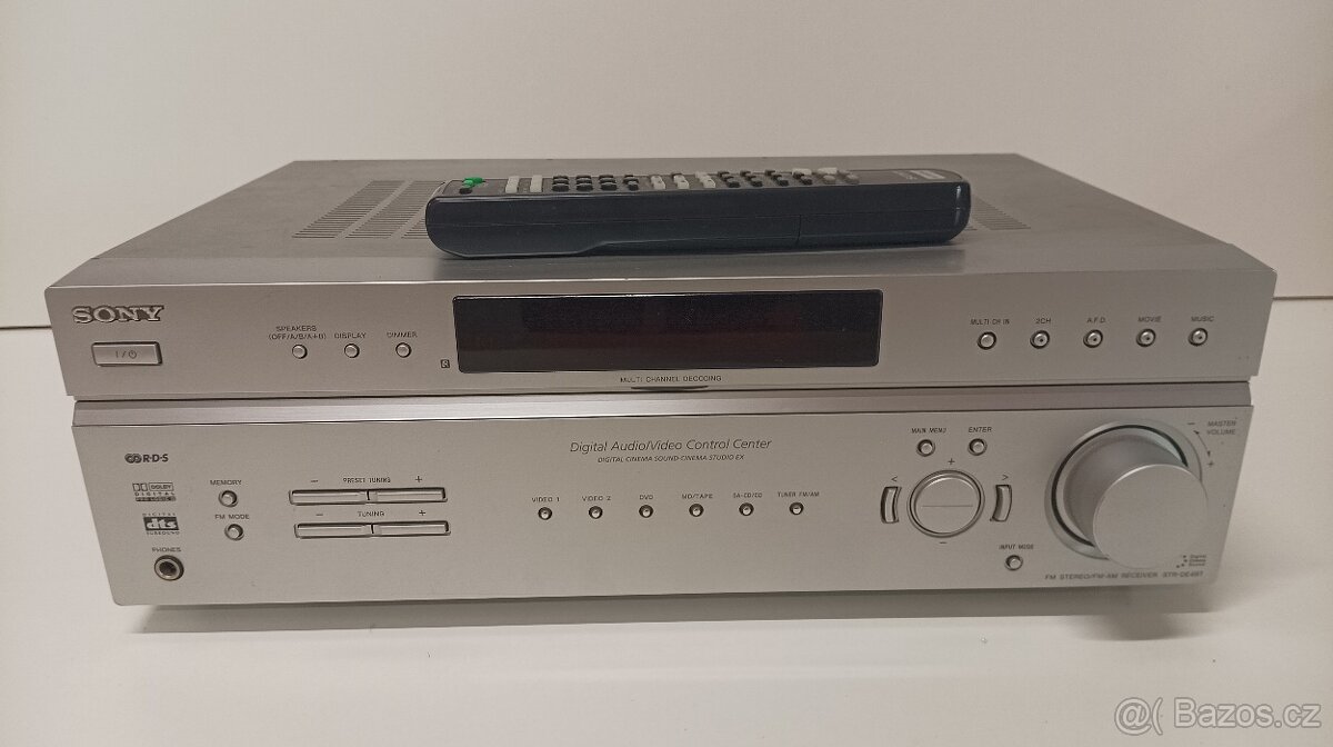 REZERVACE RECEIVER ZESILOVAČ SONY STR-DE497 DÁLKOVÉ OVLÁDÁNÍ