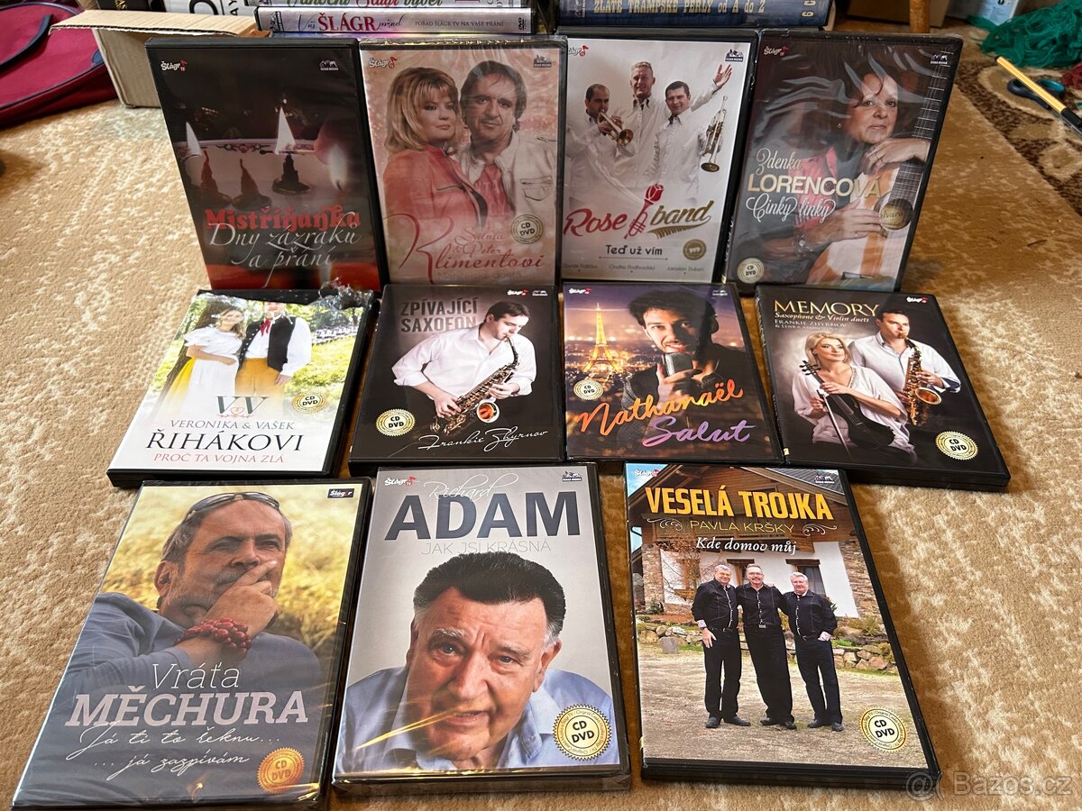 Mix CD&DVD Šlágr tv Česká muzika